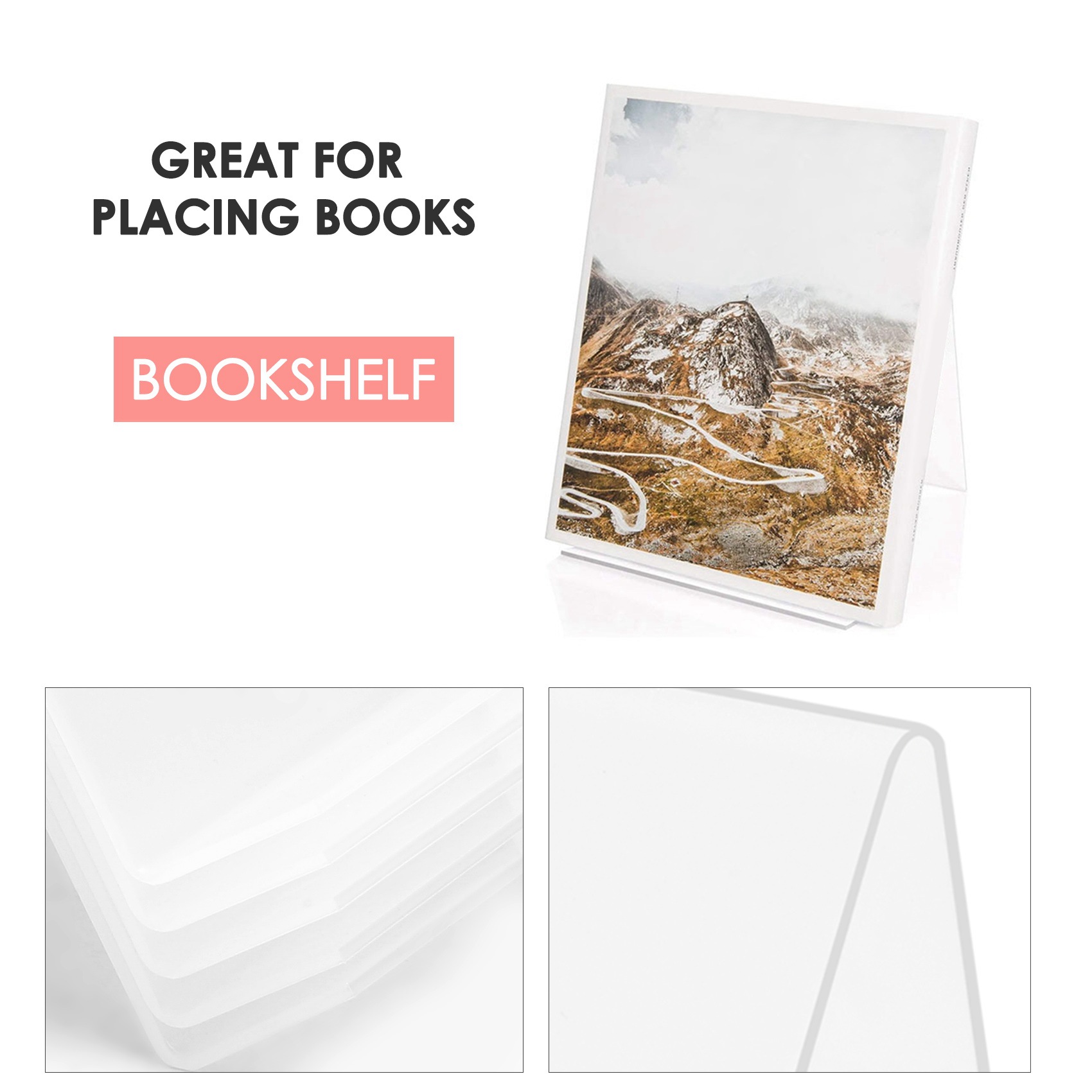 COFA Acrylic Book Stand with L - đánh giá và giá Clear Acrylic Book Stand Holder