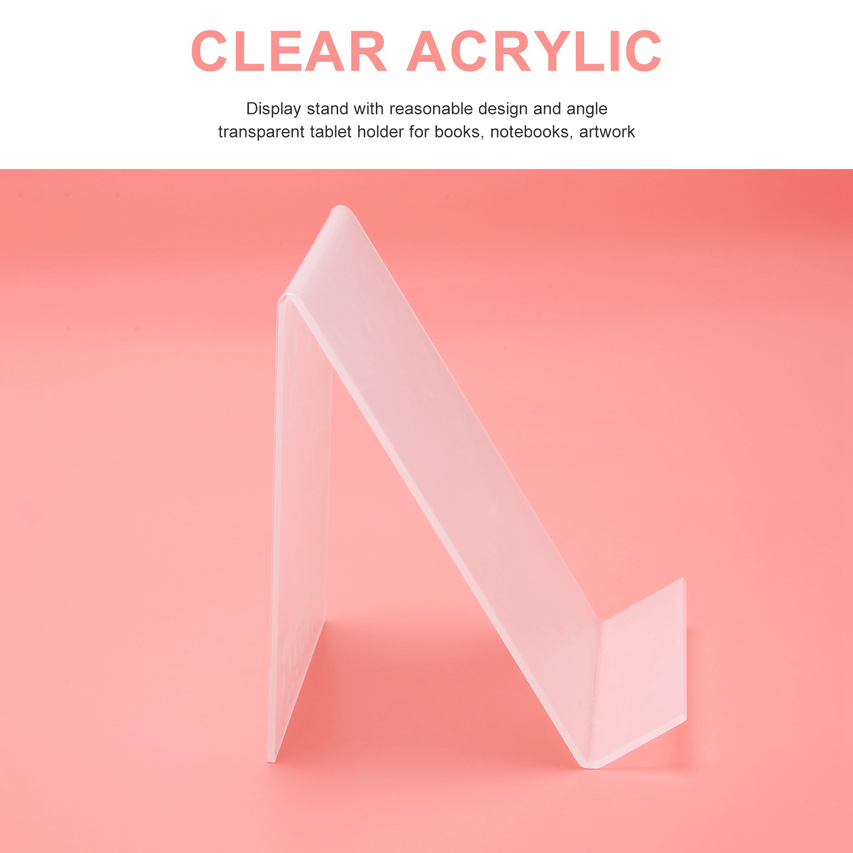 COFA Acrylic Book Stand with L - đánh giá và giá Clear Acrylic Book Stand Holder