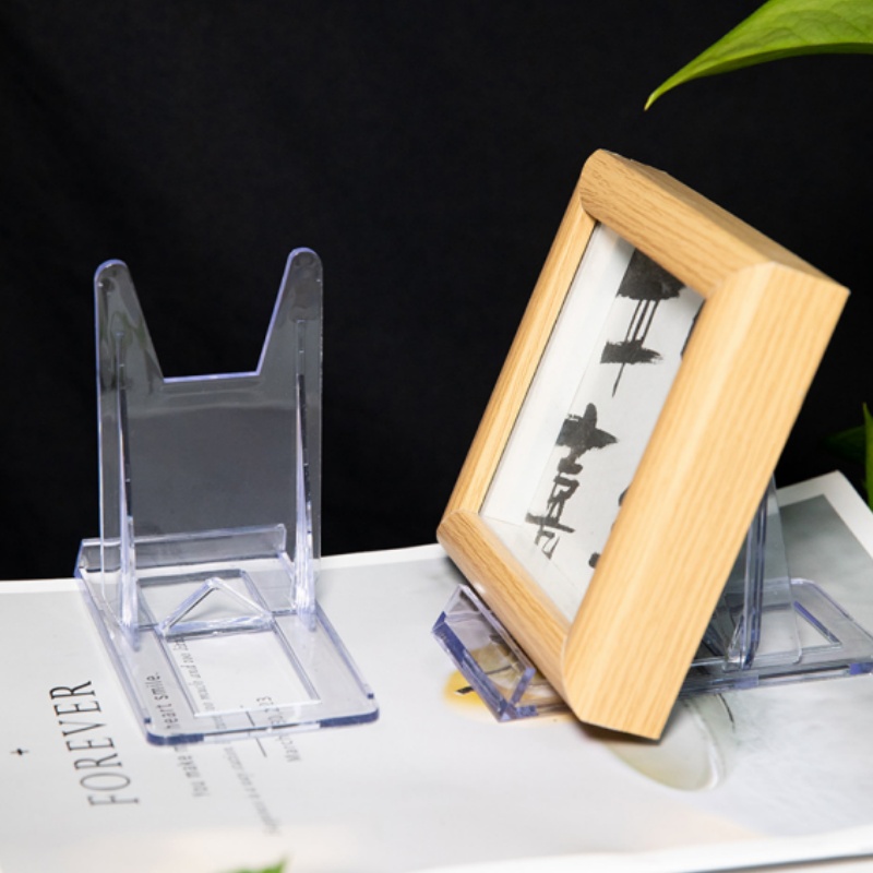 5/10pcs Clear Acrylic Display  - đánh giá và giá Clear Acrylic Book Stand Holder