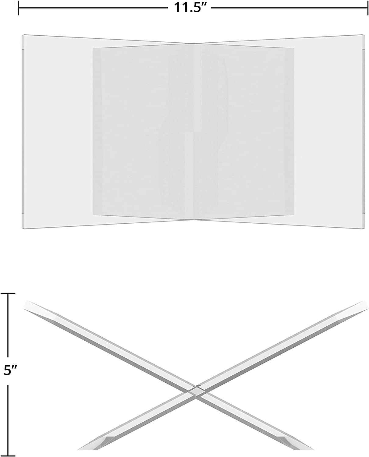 Clear Acrylic Open Book Displa - đánh giá và giá Clear Acrylic Book Stand Holder