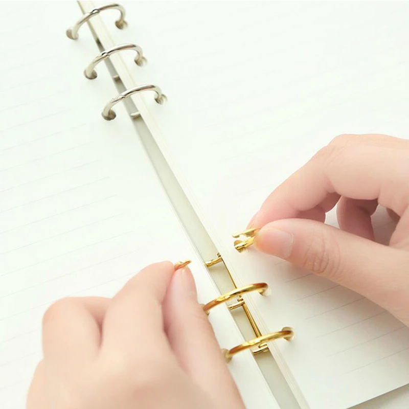 2pcs/set Metal Book Rings File - đánh giá và giá Stationery Books