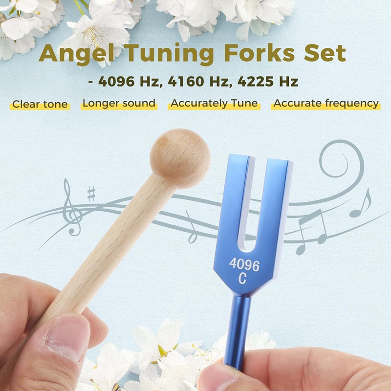 Tuning Forks Set 4096 Hz 4160  - đánh giá và giá Music
