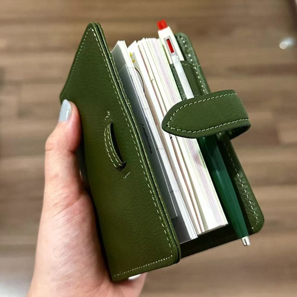 New M5 Green Leather Notebooks - đánh giá và giá Vintage Leather Journal Notebook