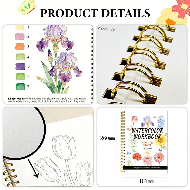 Hot Sale Spiral Bound Watercol - đánh giá và giá Stationery Books