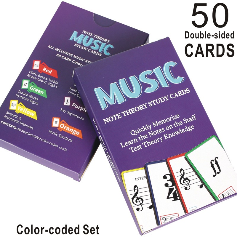 Music Flash Cards piano guitar - đánh giá và giá Blank Sheet Music Notebook