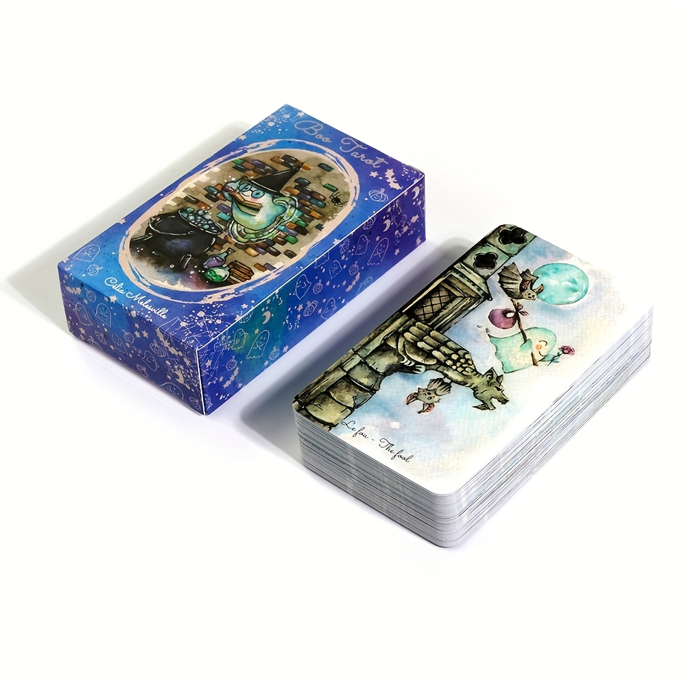 Boo Tarot Deck Ghosts Ghost Re - đánh giá và giá Tarot Deck With Guidebook